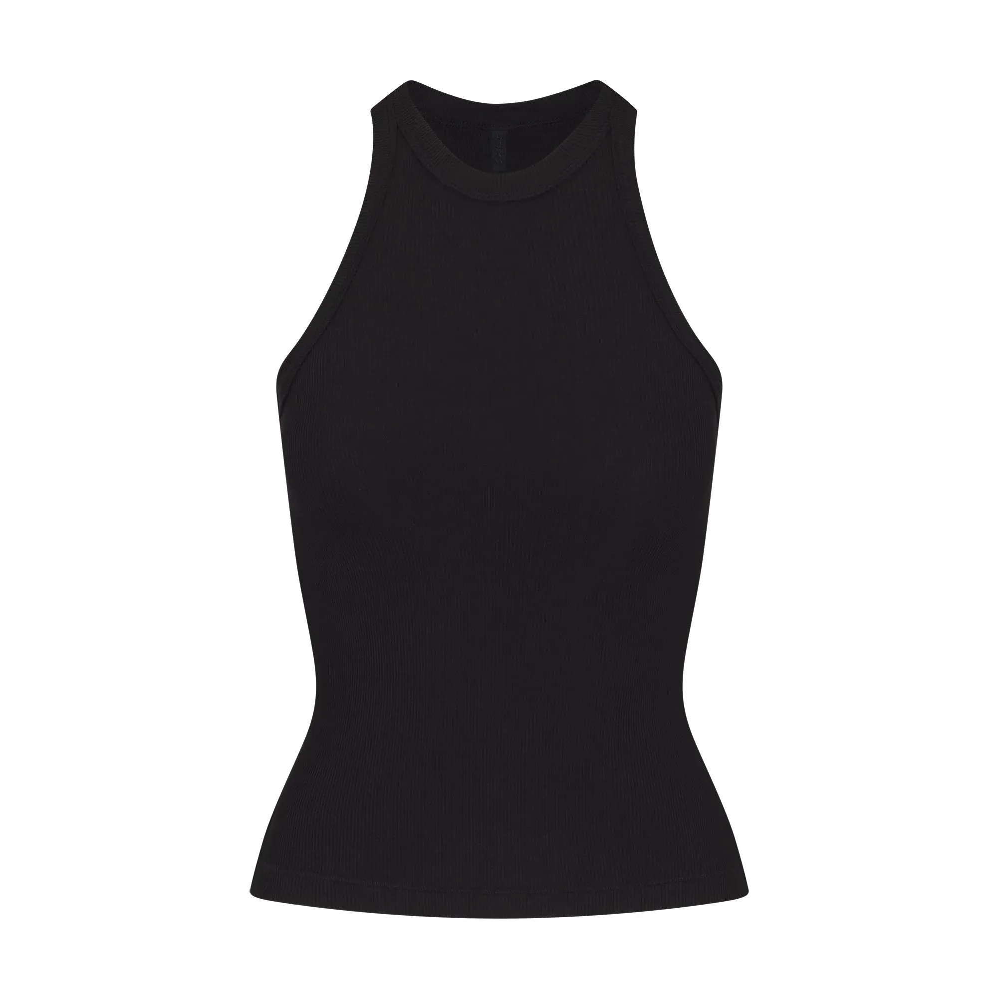 Skims Soft Lounge High Neck Tank Onyx - HypeFly India View 1