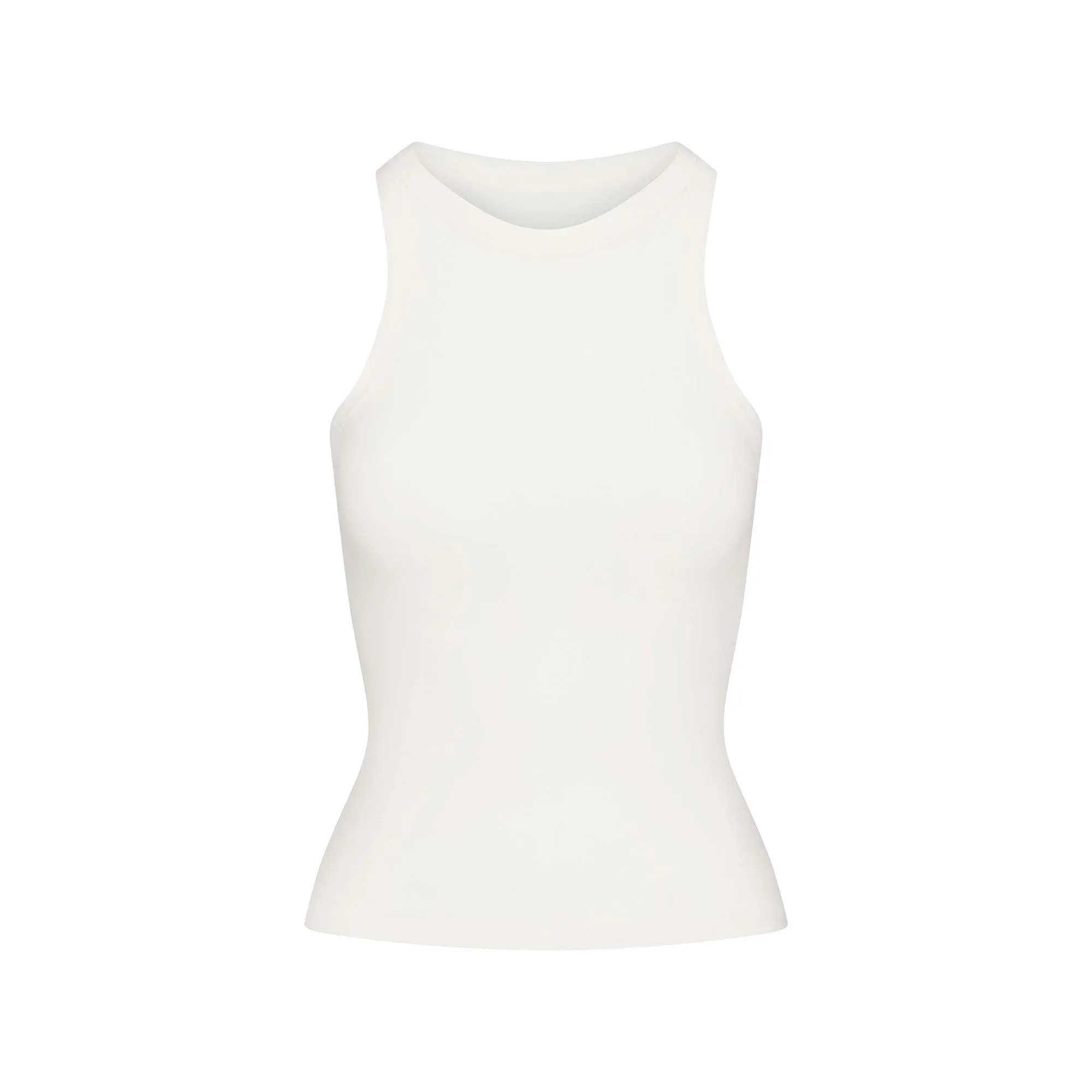 Skims Cotton Jersey Crew Neck Tank Marble - HypeFly India View 1