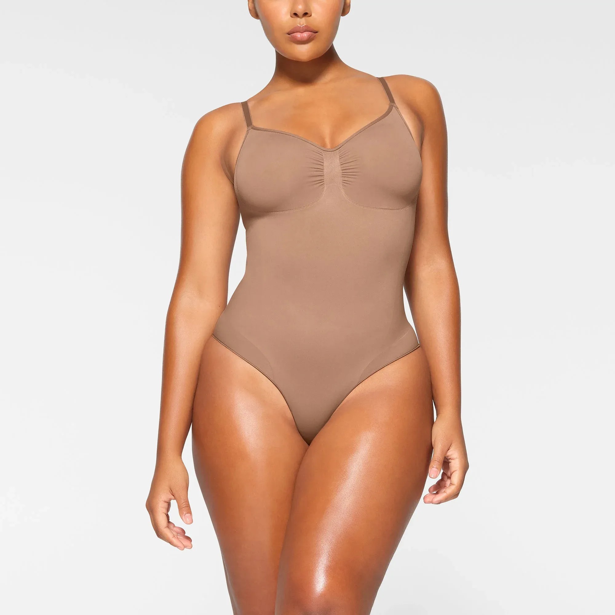 Skims Seamless Sculpt Brief Bodysuit Sienna - HypeFly India View 2