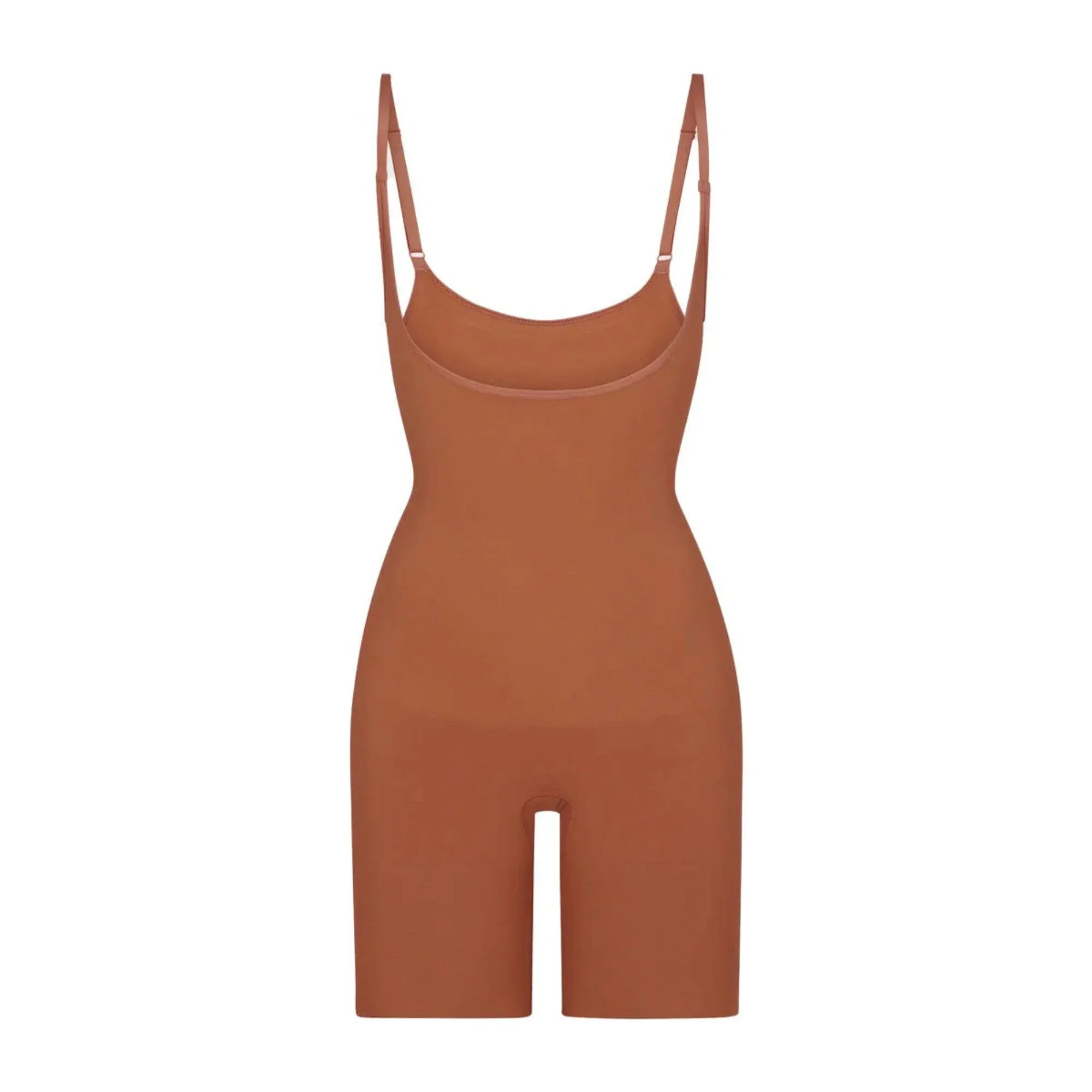 Skims Seamless Sculpt Open Bust Bodysuit Bronze - HypeFly India View 1
