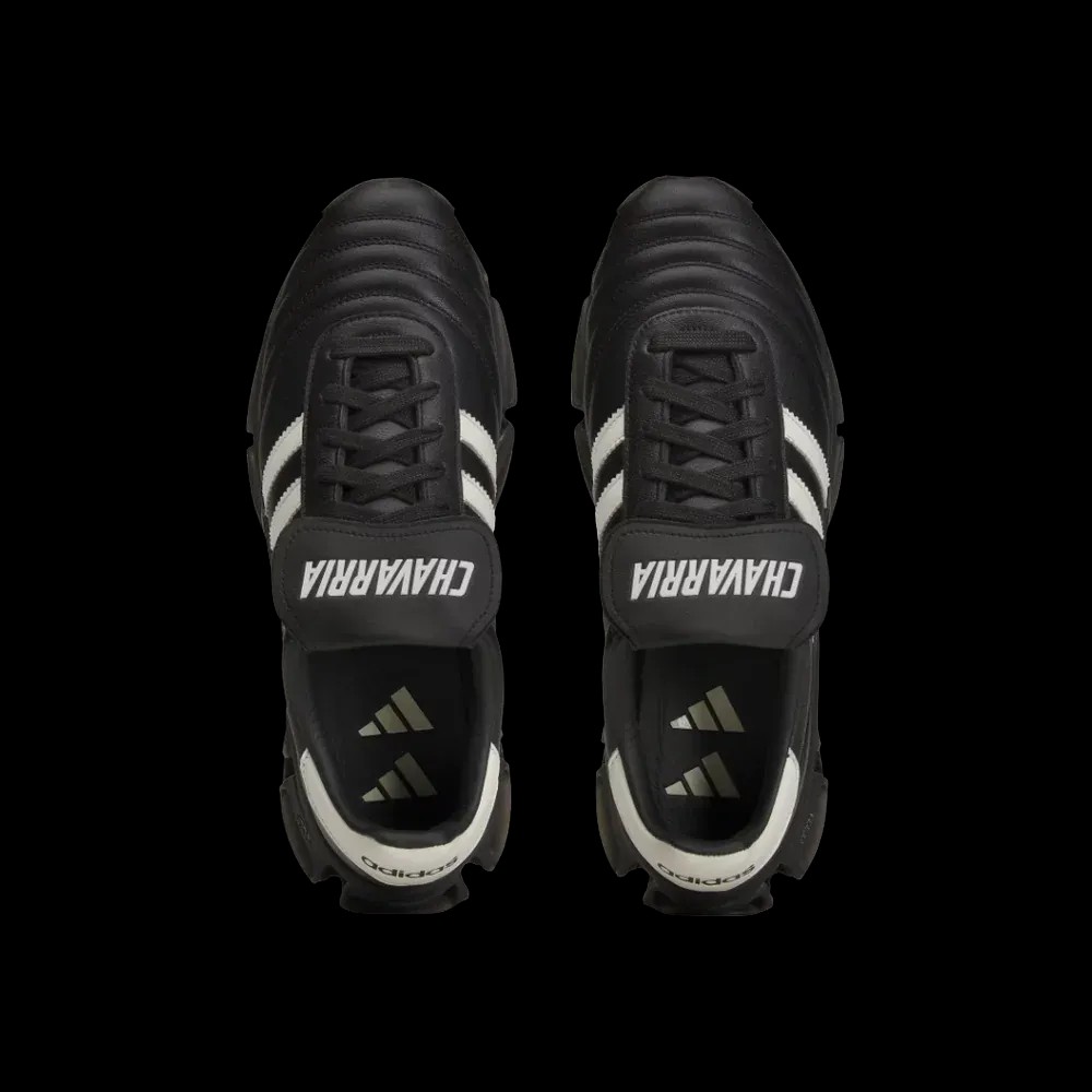 Willy Chavarria x adidas Megaride Copa 'Core Black Off White' - HypeFly India View 4