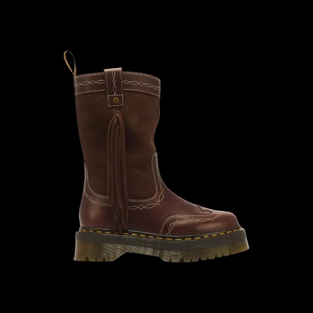 Dr Martens Desert Rodeo Quad Mid Boot Dark Brown - HypeFly India View 1