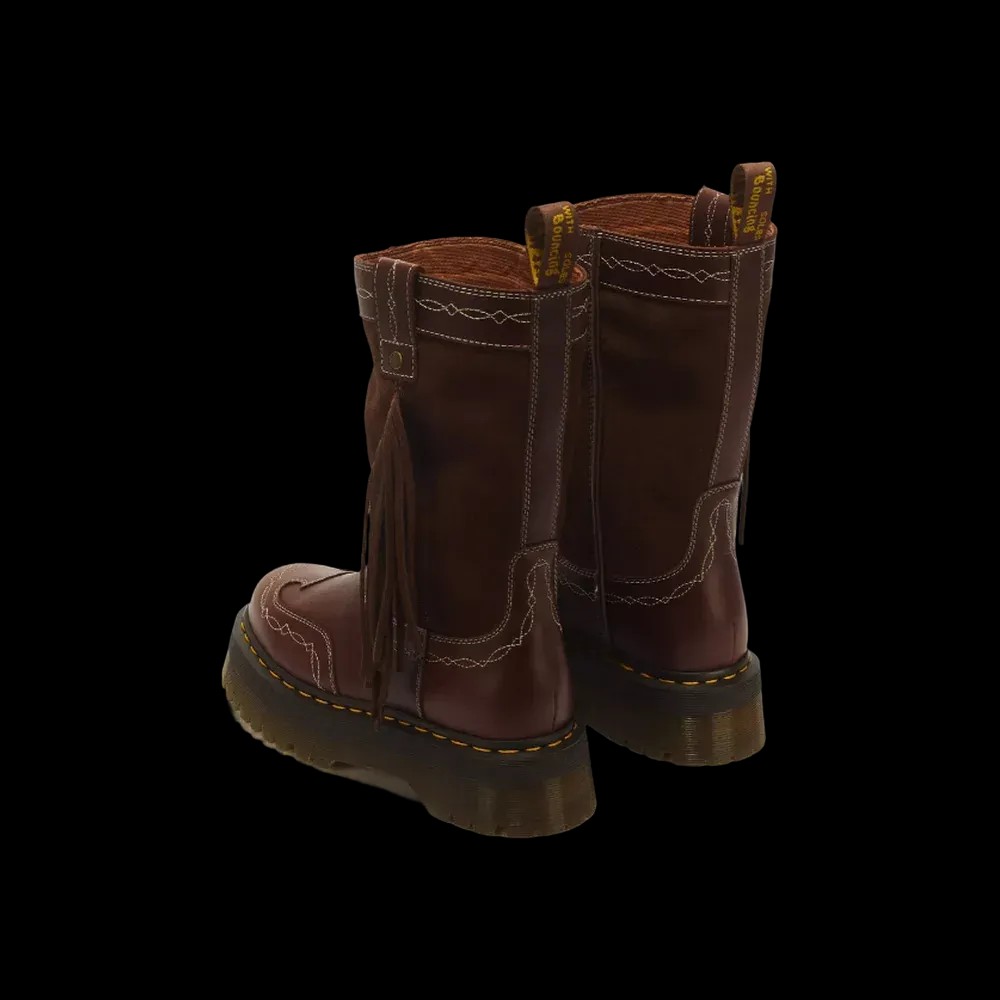 Dr Martens Desert Rodeo Quad Mid Boot Dark Brown - HypeFly India View 5