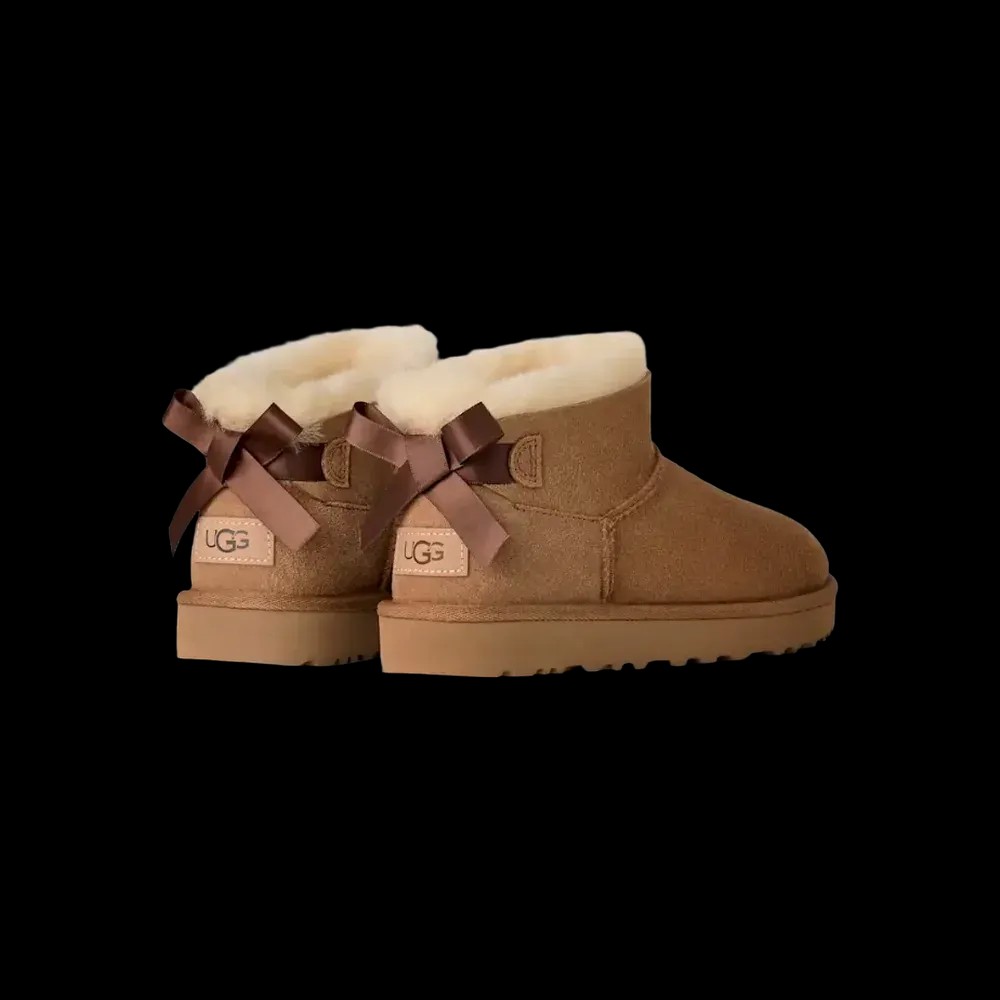 Ugg Ultra Mini Bailey Bow chestnut - HypeFly India View 4
