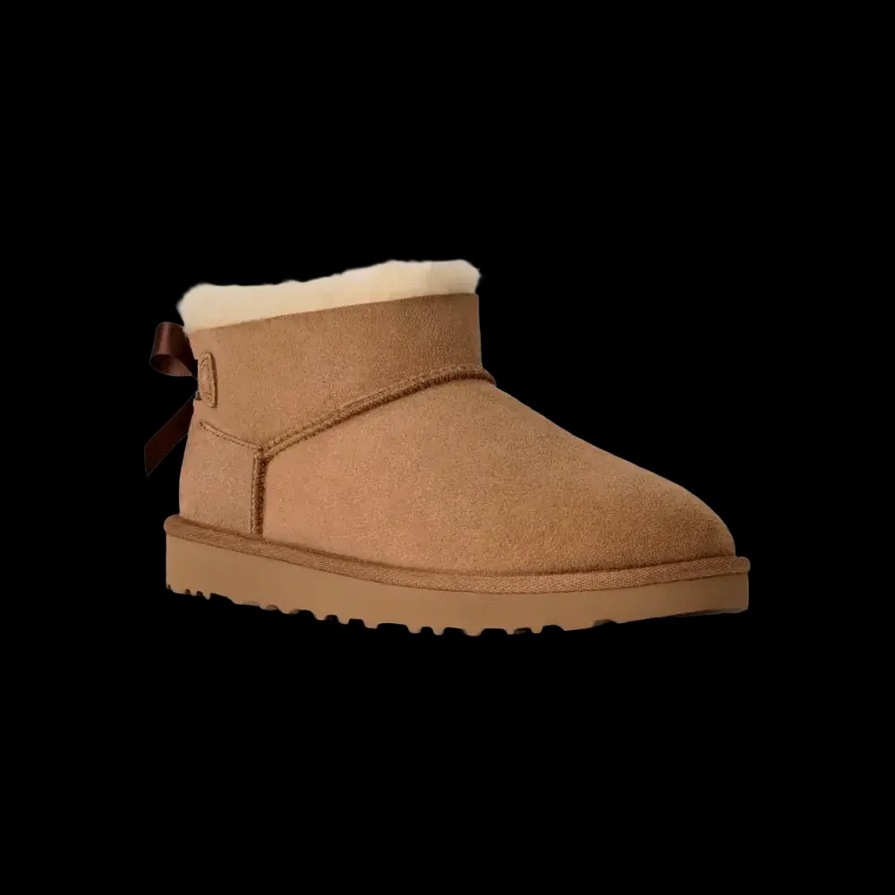 Ugg Ultra Mini Bailey Bow chestnut - HypeFly India View 3