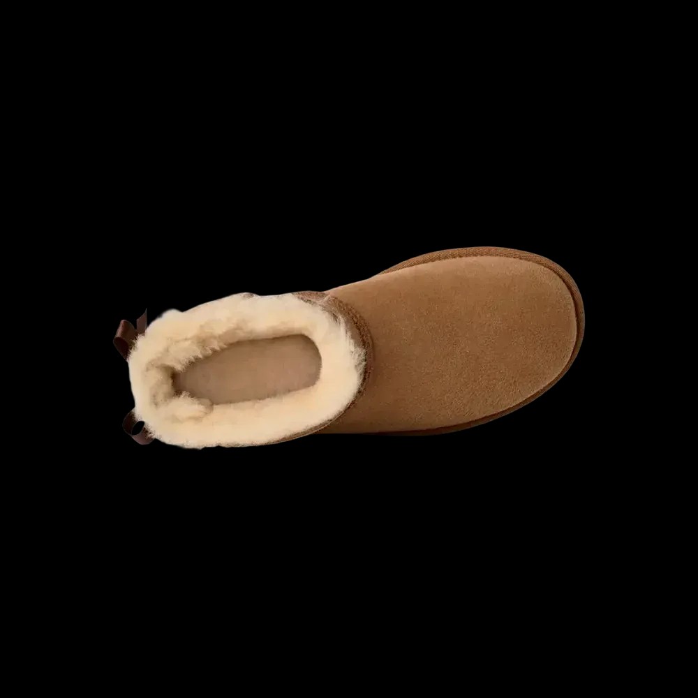Ugg Ultra Mini Bailey Bow chestnut - HypeFly India View 5