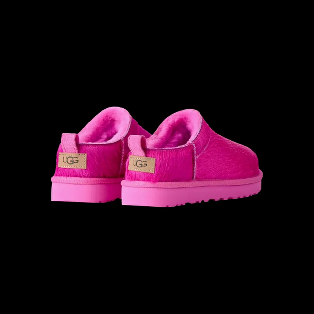 Ugg Classic Micro Calf Hair bright fuchsia - HypeFly India View 4