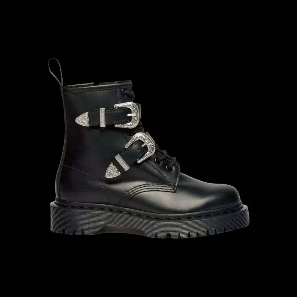 Dr Martens 1460 Western Buckle Black Atlas - HypeFly India View 1