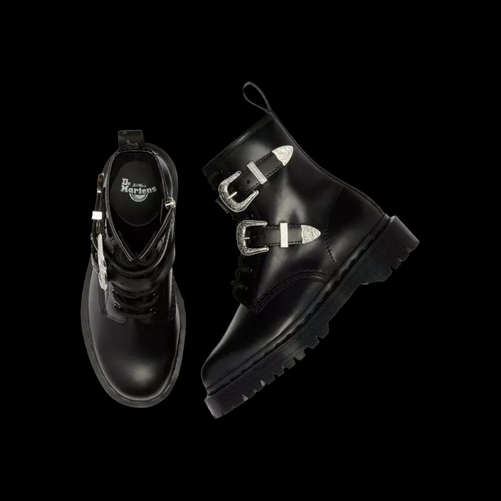 Dr Martens 1460 Western Buckle Black Atlas - HypeFly India View 2