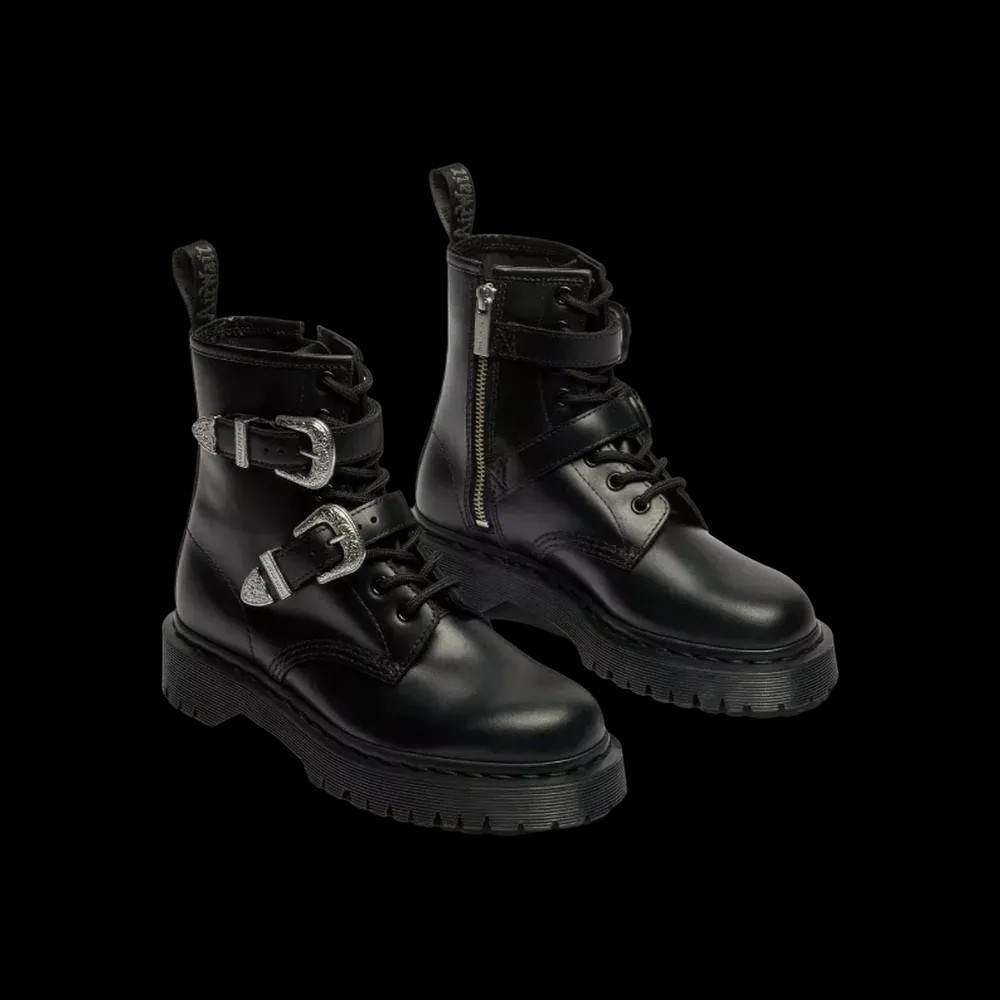 Dr Martens 1460 Western Buckle Black Atlas - HypeFly India View 3