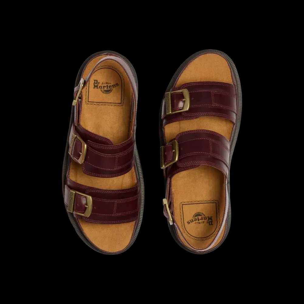 Dr Martens San Two Strap Cherry Red - HypeFly India View 2