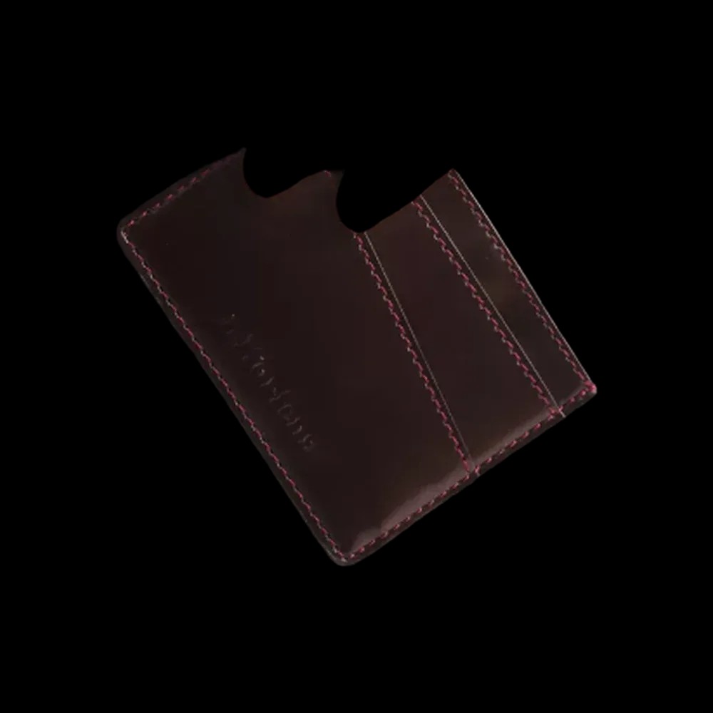 Dr Martens Cardholder II Red Oxford Rub Off - HypeFly India View 4