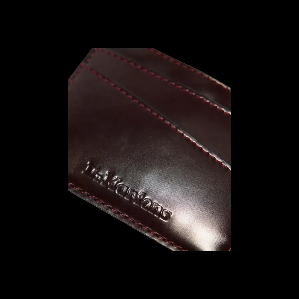 Dr Martens Cardholder II Red Oxford Rub Off - HypeFly India View 3
