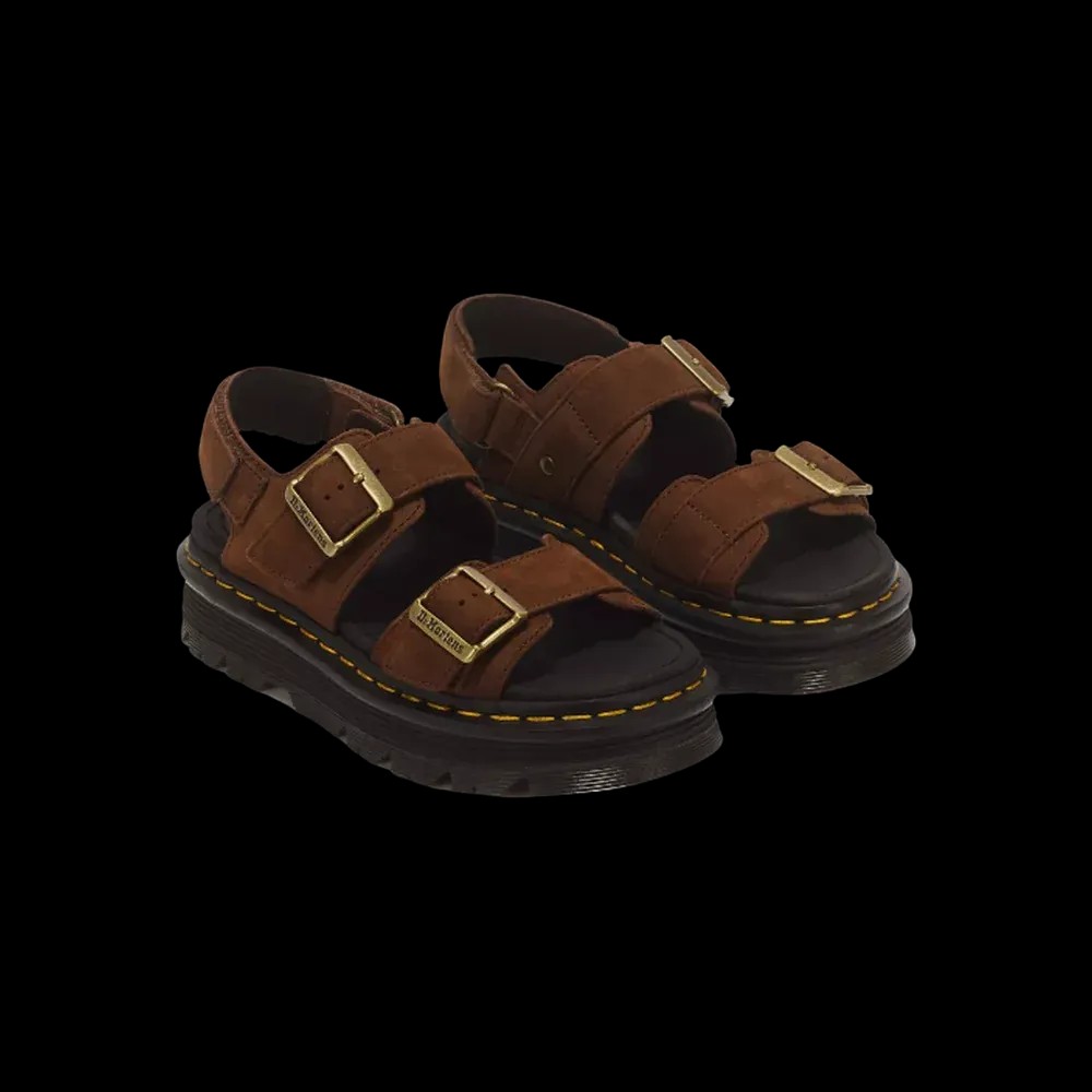 Dr Martens Zebzag Sandal Sepia Brown - HypeFly India View 3