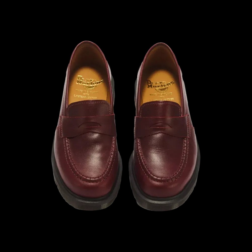 Dr Martens Delapre Made In England Burgundy - HypeFly India View 2