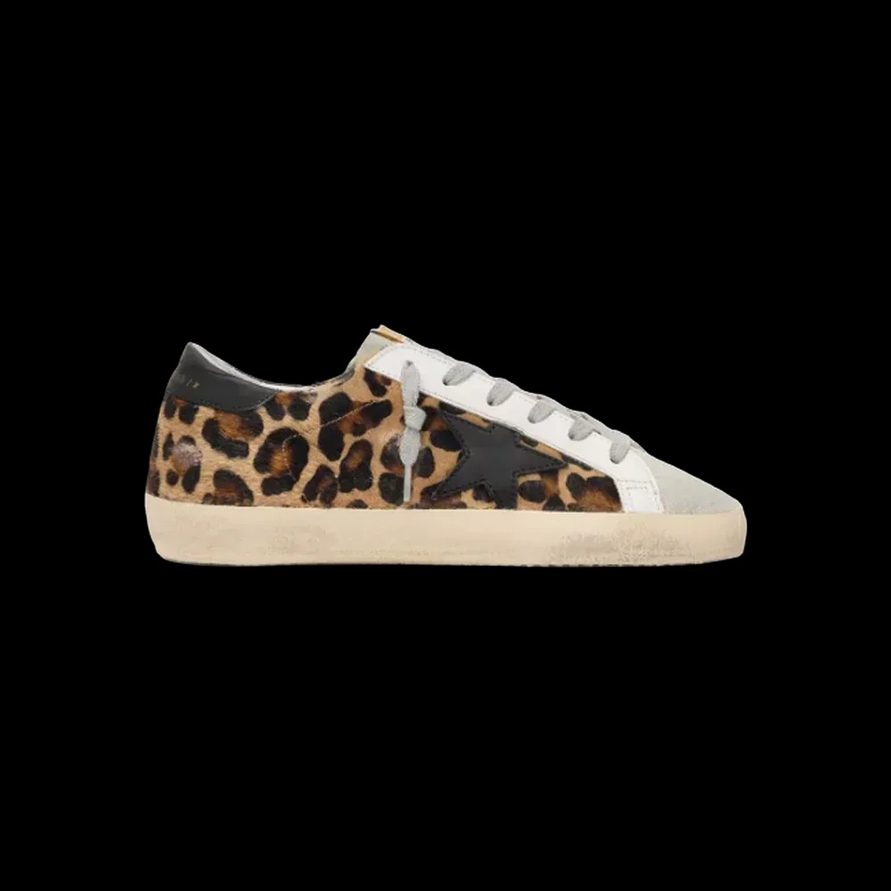 Golden Goose Super-Star In Leopard Print Leather - HypeFly India View 1