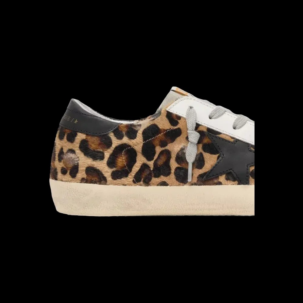 Golden Goose Super-Star In Leopard Print Leather - HypeFly India View 4