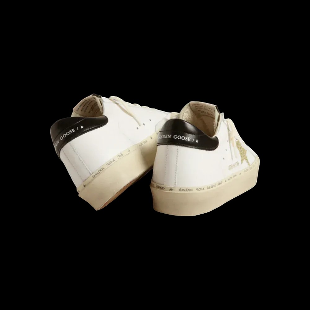 Golden Goose Hi Star With Swarovski Crystal Star And Black Heel Tab - HypeFly India View 2