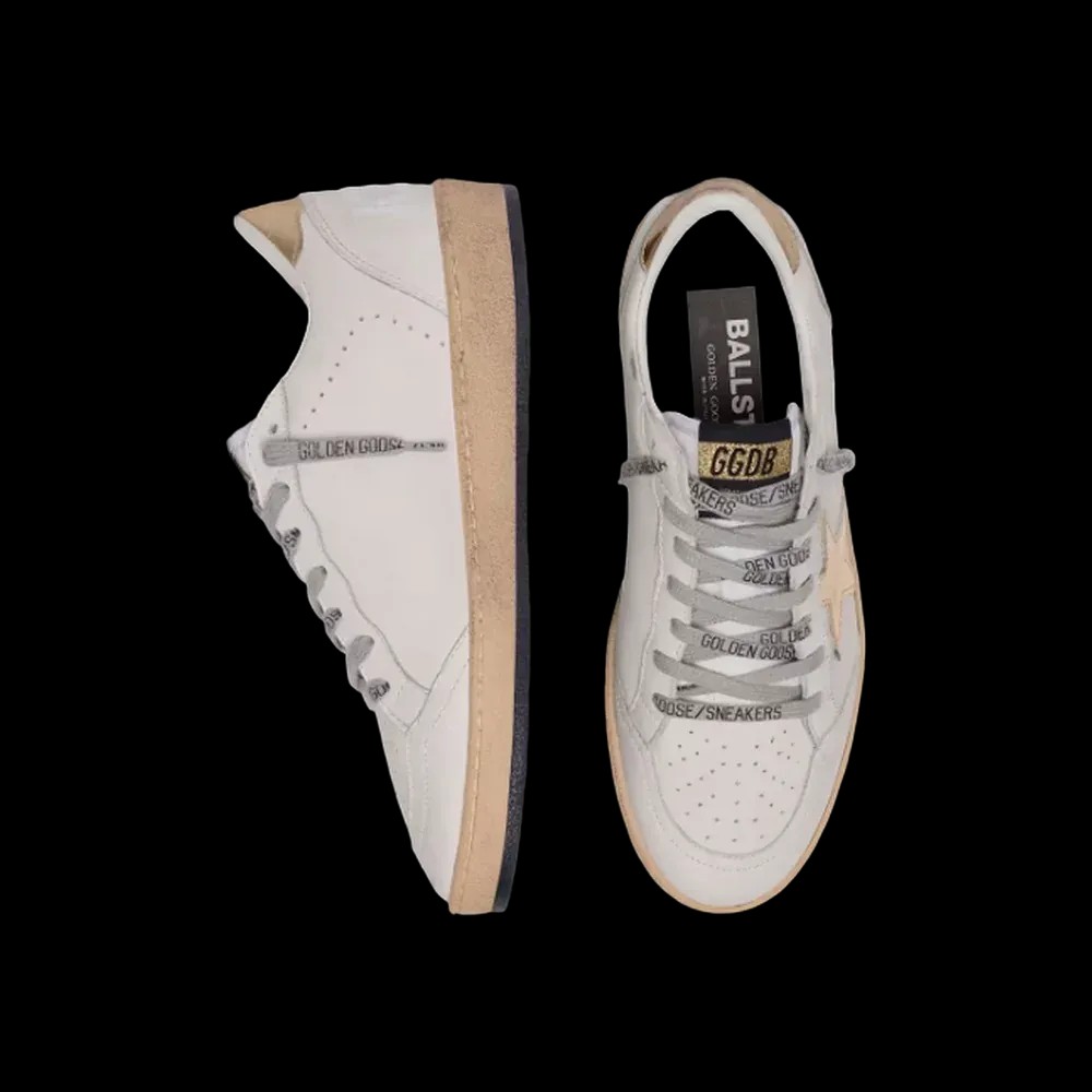 Golden Goose Ball Star With Gold Star And Heel Tab - HypeFly India View 2