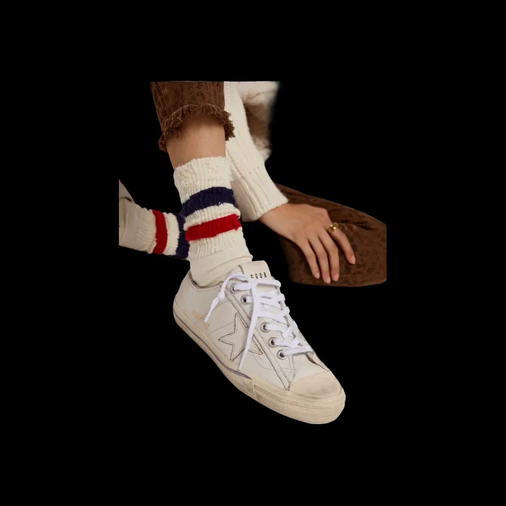 Golden Goose V-Star In Vintage Effect Leather - HypeFly India View 4