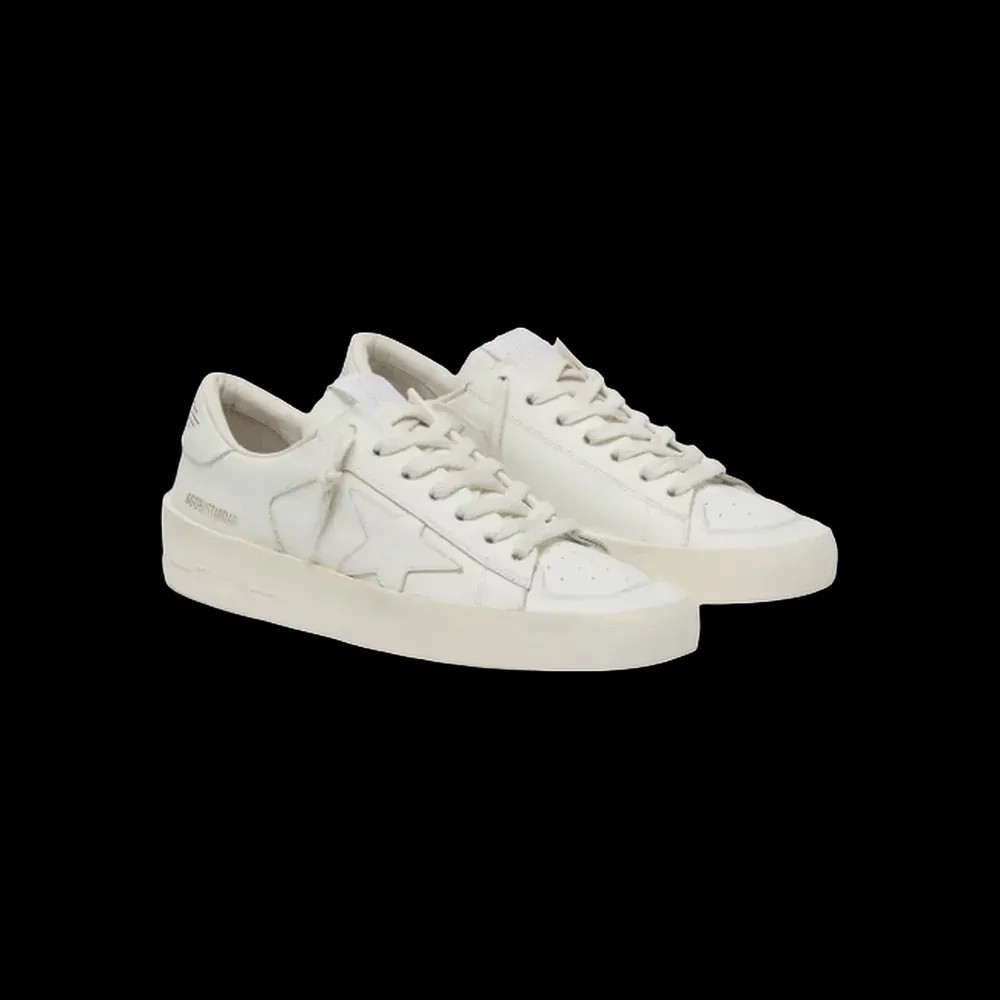 Golden Goose Stardan In Total White Leather - HypeFly India View 3