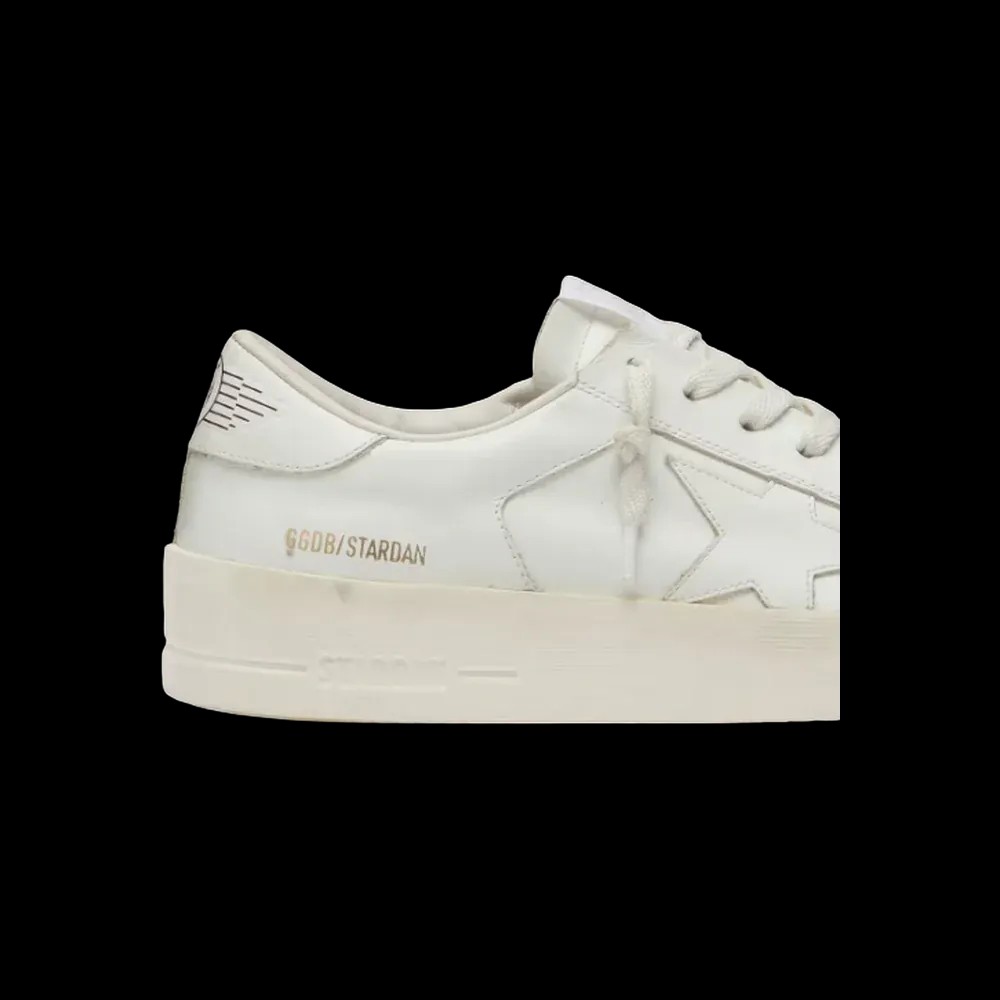 Golden Goose Stardan In Total White Leather - HypeFly India View 5