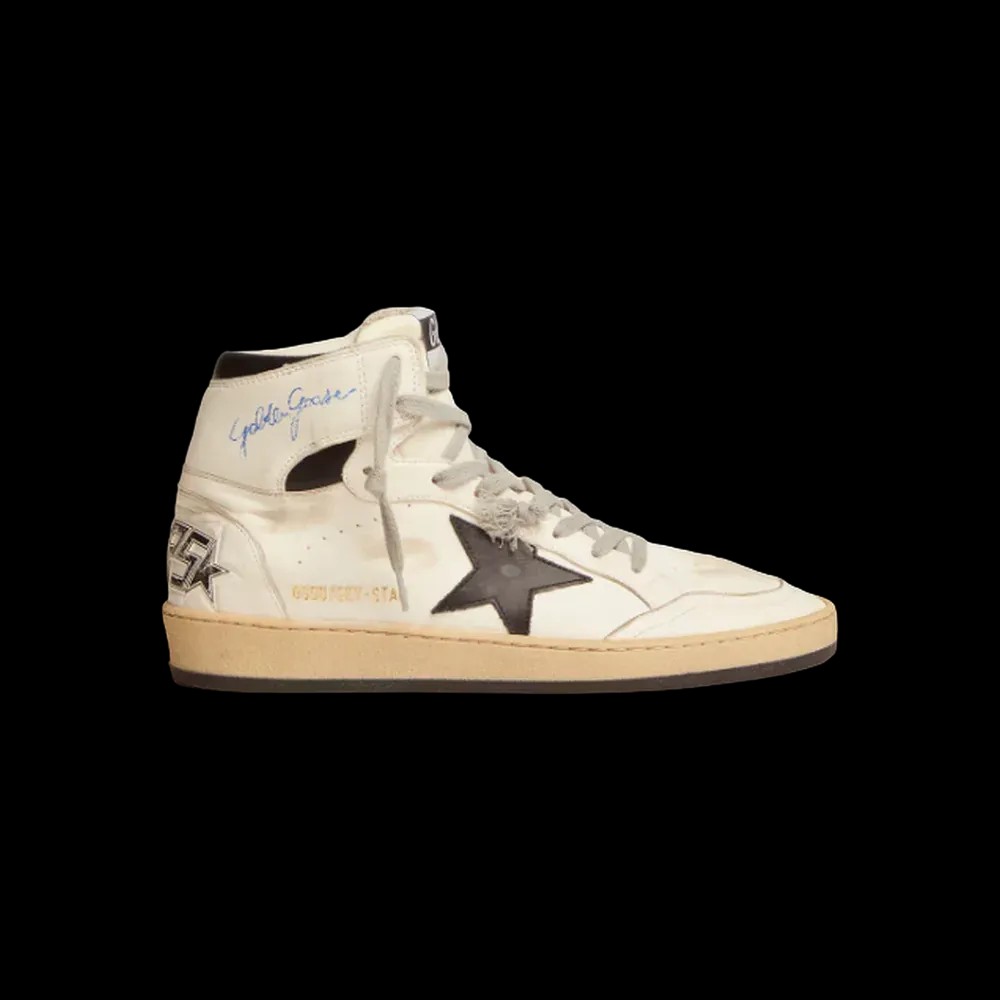 Golden Goose Sky-Star With Signature On The Ankle And Black Inserts - HypeFly India View 1