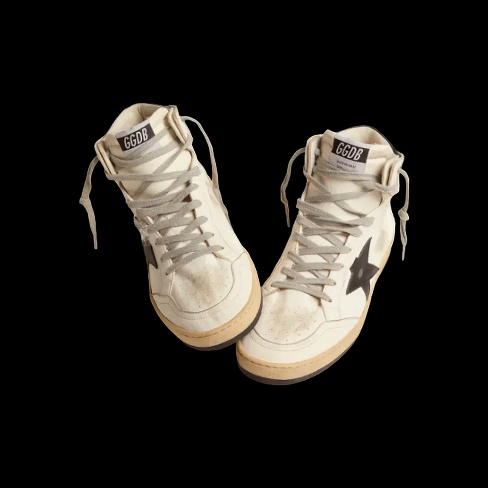 Golden Goose Sky-Star With Signature On The Ankle And Black Inserts - HypeFly India View 3
