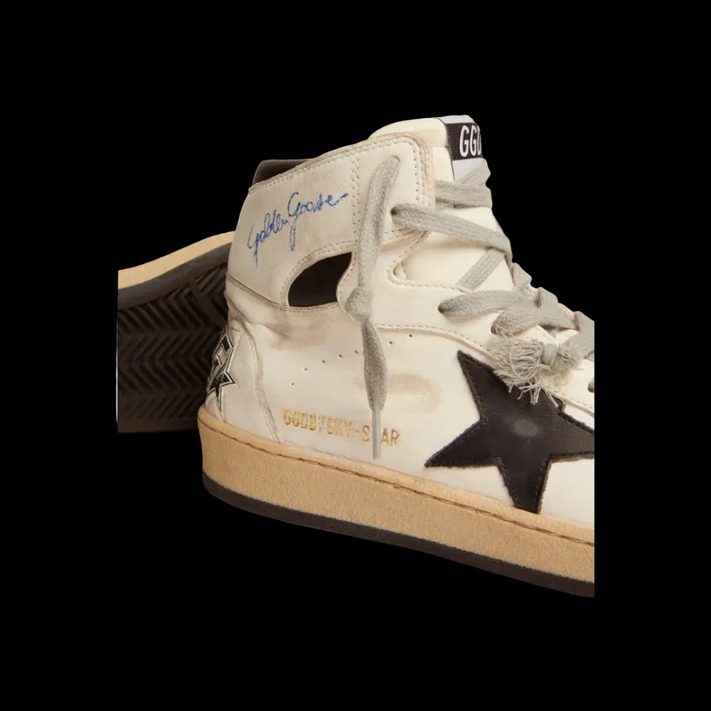 Golden Goose Sky-Star With Signature On The Ankle And Black Inserts - HypeFly India View 4