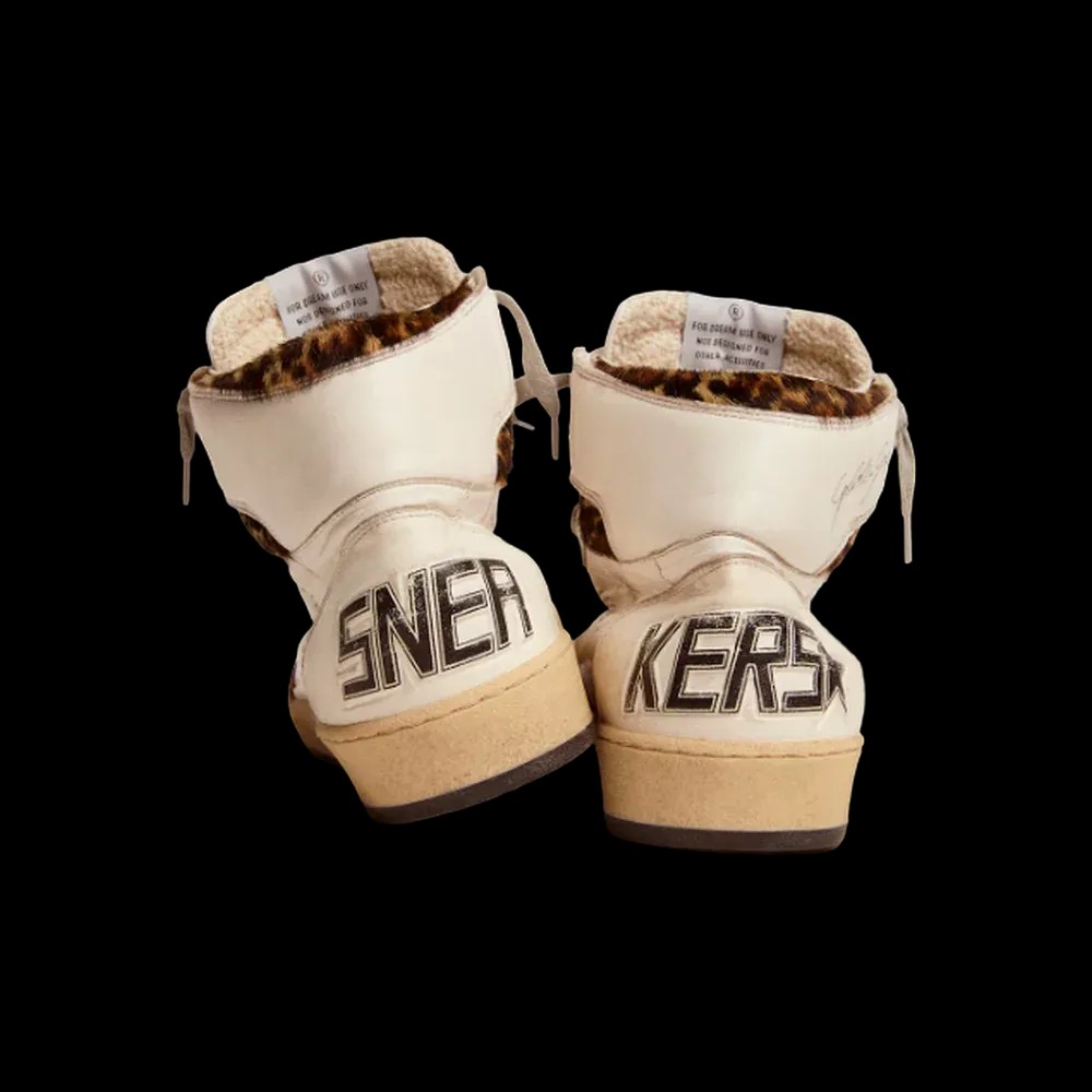 Golden Goose Sky-Star With Signature And Leopard Print Pony Skin Inserts - HypeFly India View 4