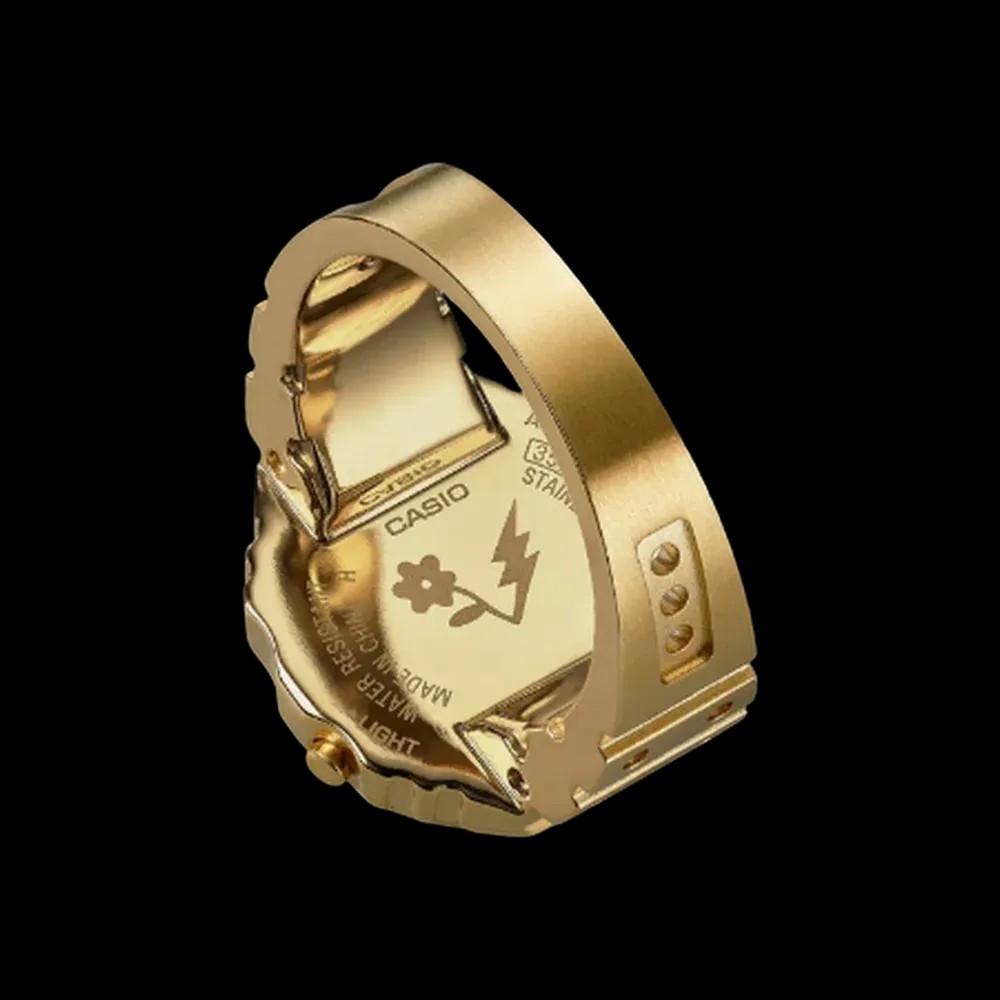 Casio x J Balvin CRW-001JB-9 Gold Ring Watch - HypeFly India View 2