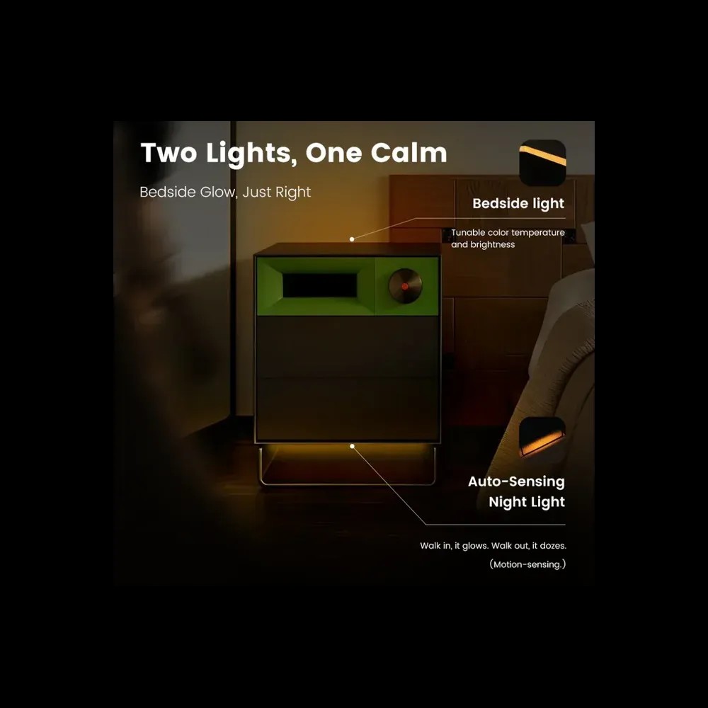 MorningBlues Cabinet S1 Stereo Nightstand Speaker - HypeFly India View 2