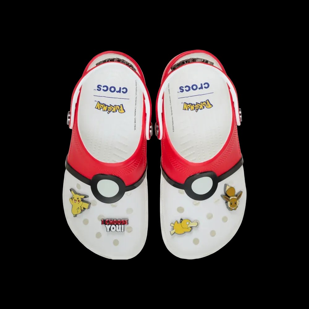 Pokémon's X Crocs Classic Clog 'Poké Ball' - HypeFly India View 4