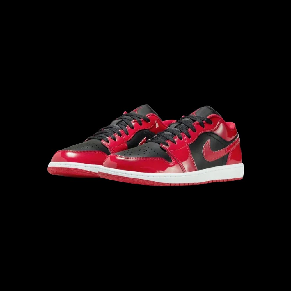 Air Jordan 1 Low SE Patent Varsity Red Black - HypeFly India View 5
