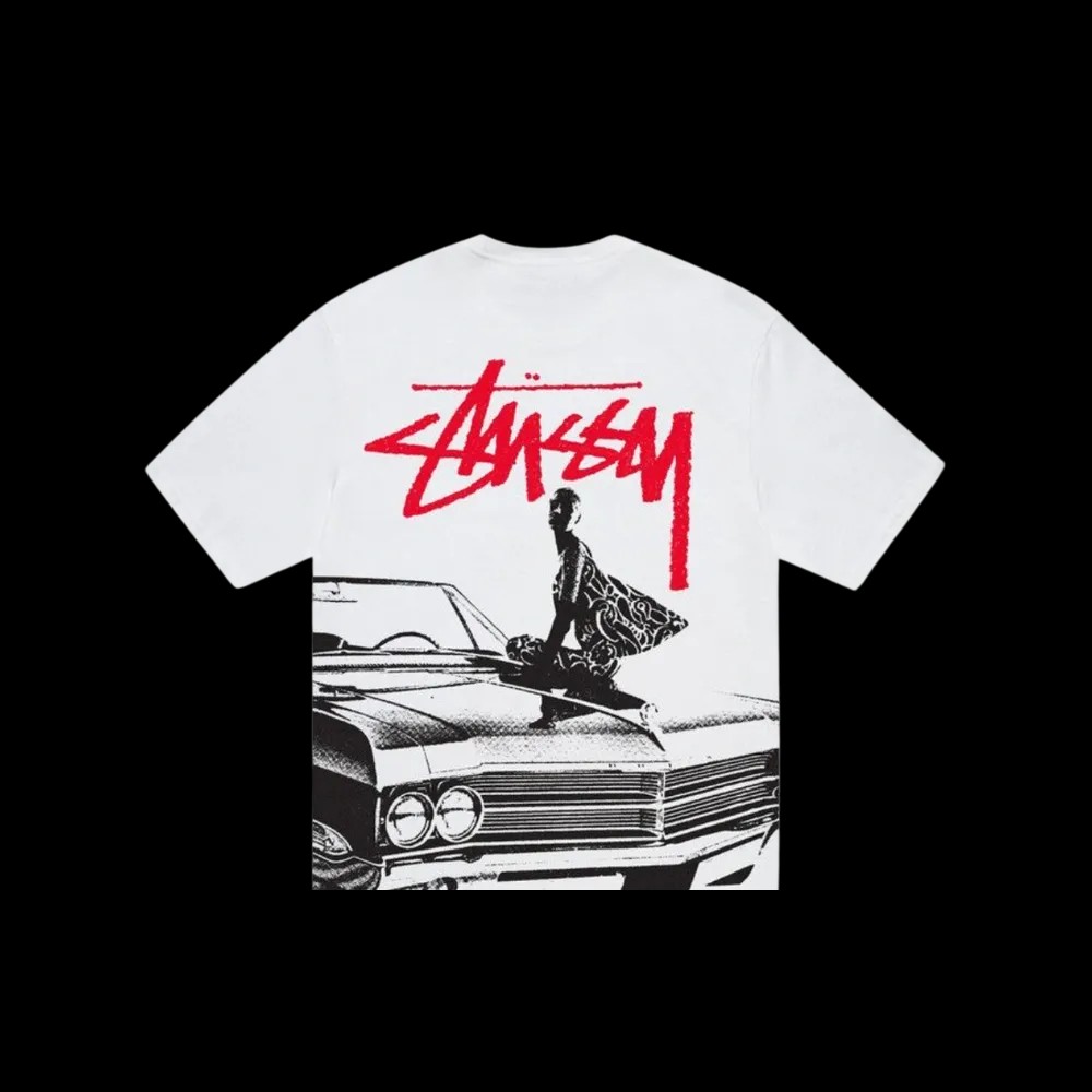 Stussy Beat Crazy Tee 'RED' - HypeFly India View 1