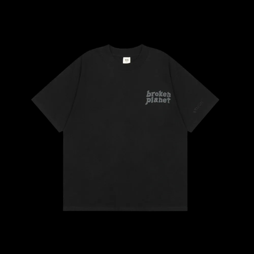 Broken Planet Basics T-shirt Midnight Black - HypeFly India View 1