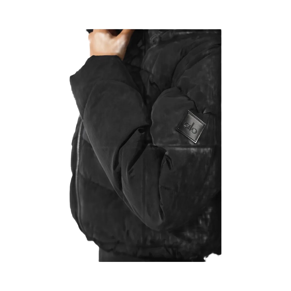 Alo Women's Glacier Puffer - Black - HypeFly India View 4