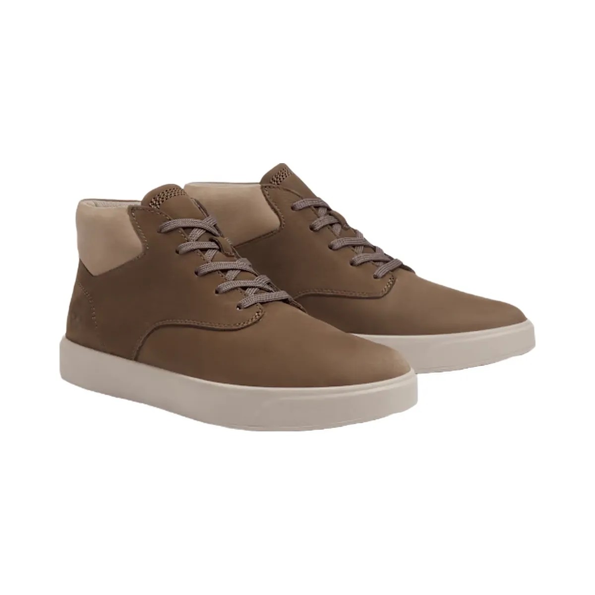 Timberland Emerson Street Mid Sneaker Dark Brown Nubuck Men'S - HypeFly India View 1