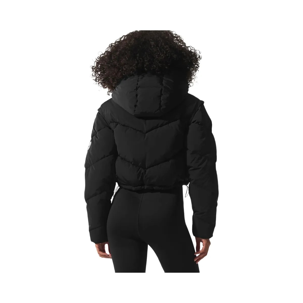 Alo Women's Glacier Puffer - Black - HypeFly India View 3