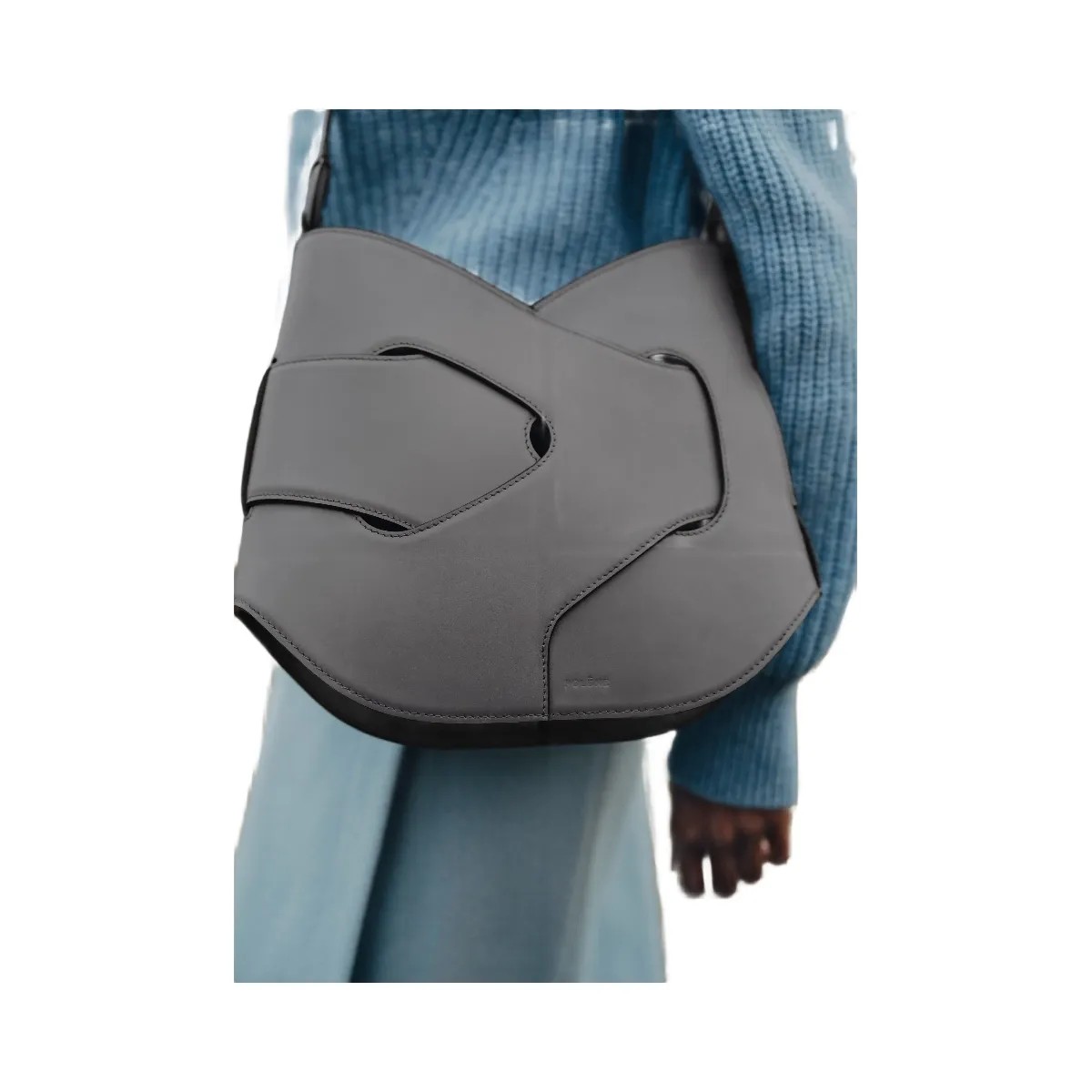 Polene Nodde Hobo Smooth Stone - HypeFly India View 3