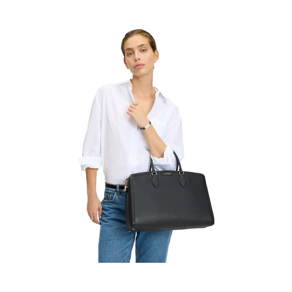 Kate Spade Hudson Commuter Laptop Bag Black - HypeFly India View 2