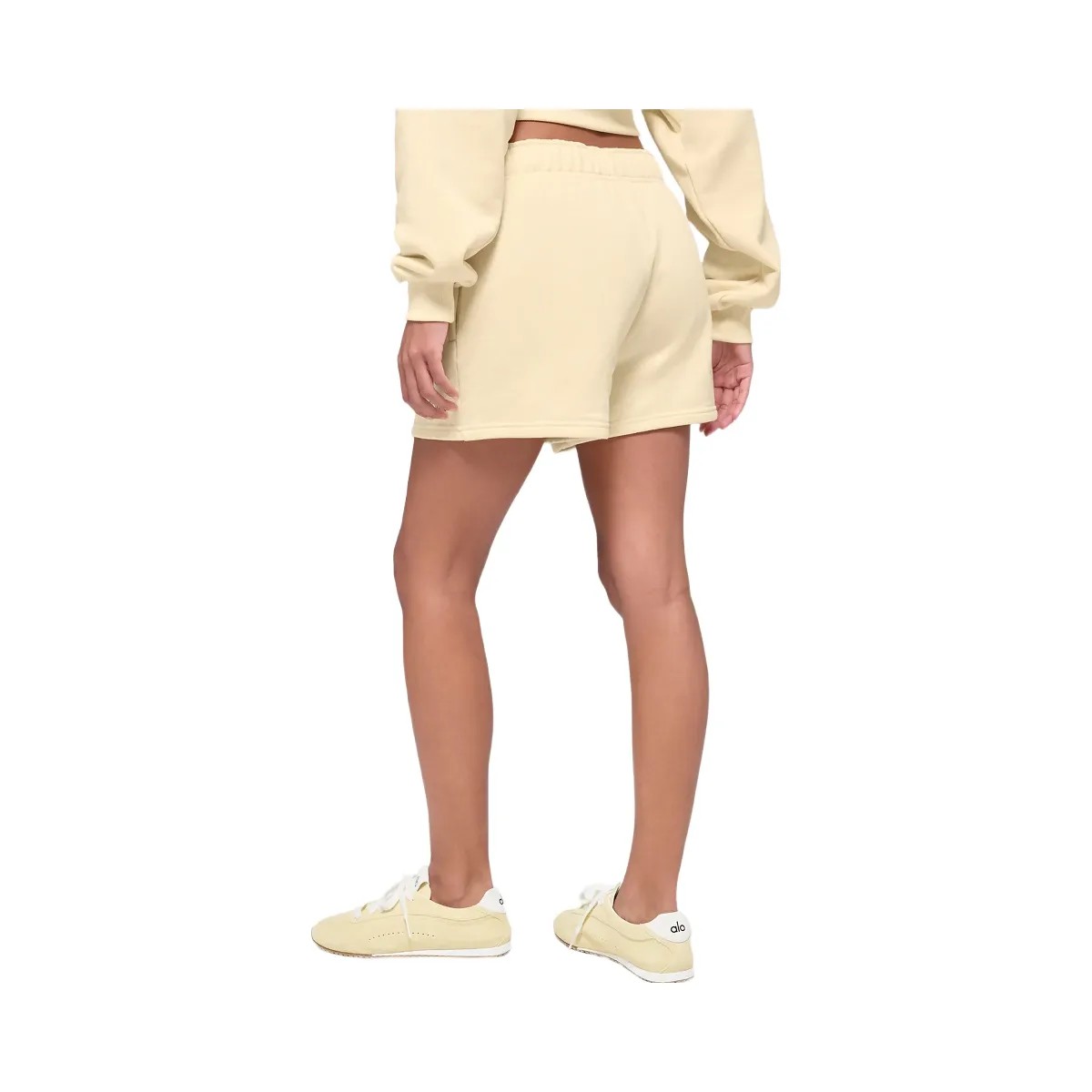 Alo Women's Accolade Short - Candlelight Yellow - HypeFly India View 3