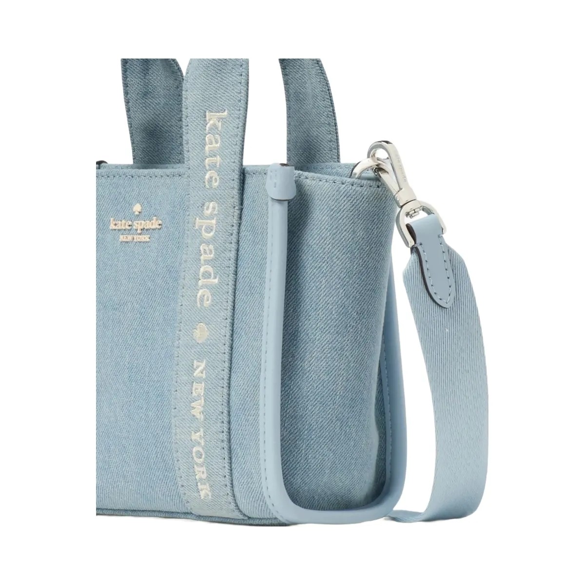 Kate Spade Kip Denim Mini Tote Blue Multicolor - HypeFly India View 6