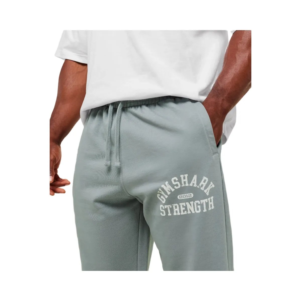 Gymshark 2012 Strength Joggers - Denim Grey - HypeFly India View 5