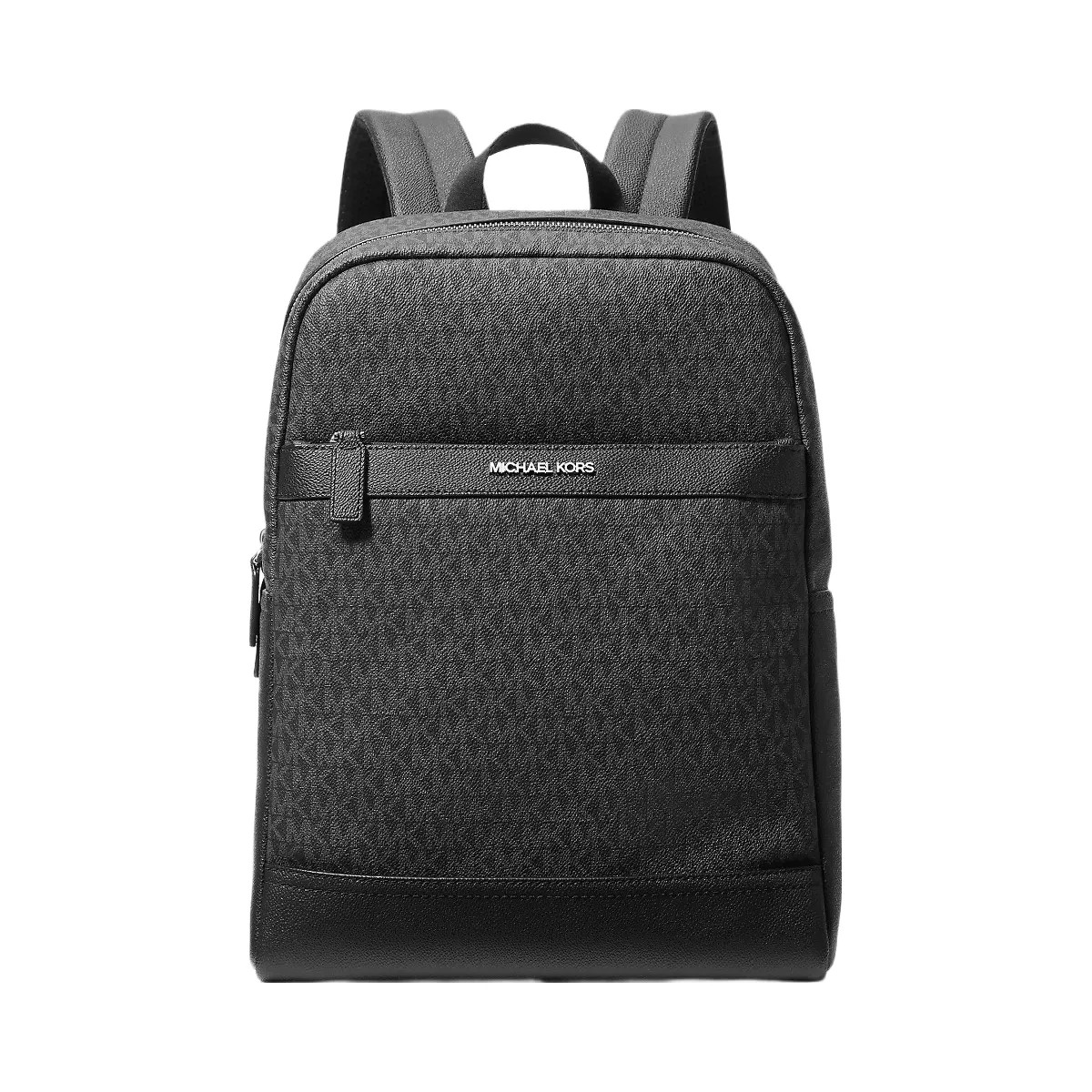Michael Kors Cooper Medium Signature Logo Backpack Black - HypeFly India View 1