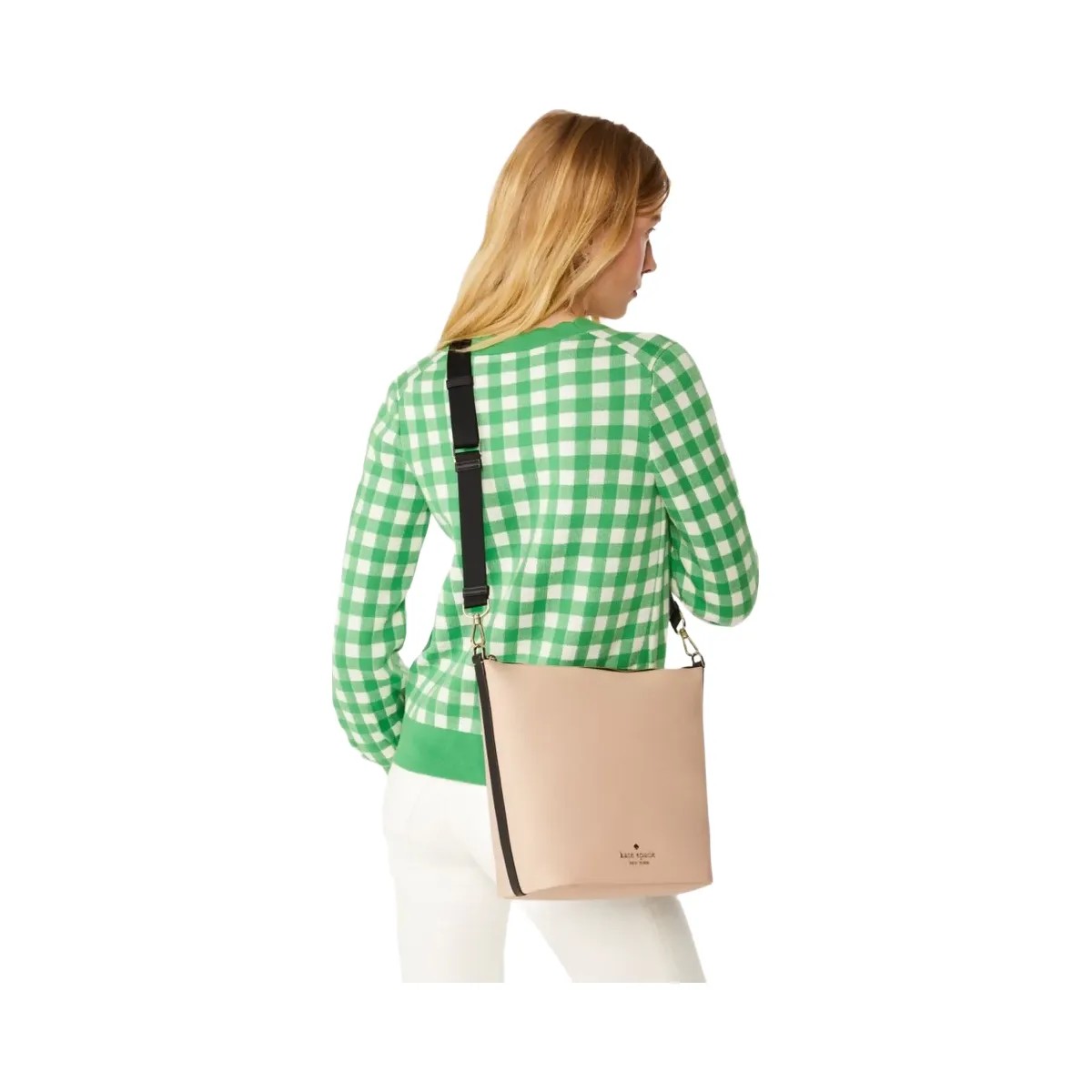 Kate Spade Chelsea Large Duffle Crossbody Warm Beige Multi - HypeFly India View 2