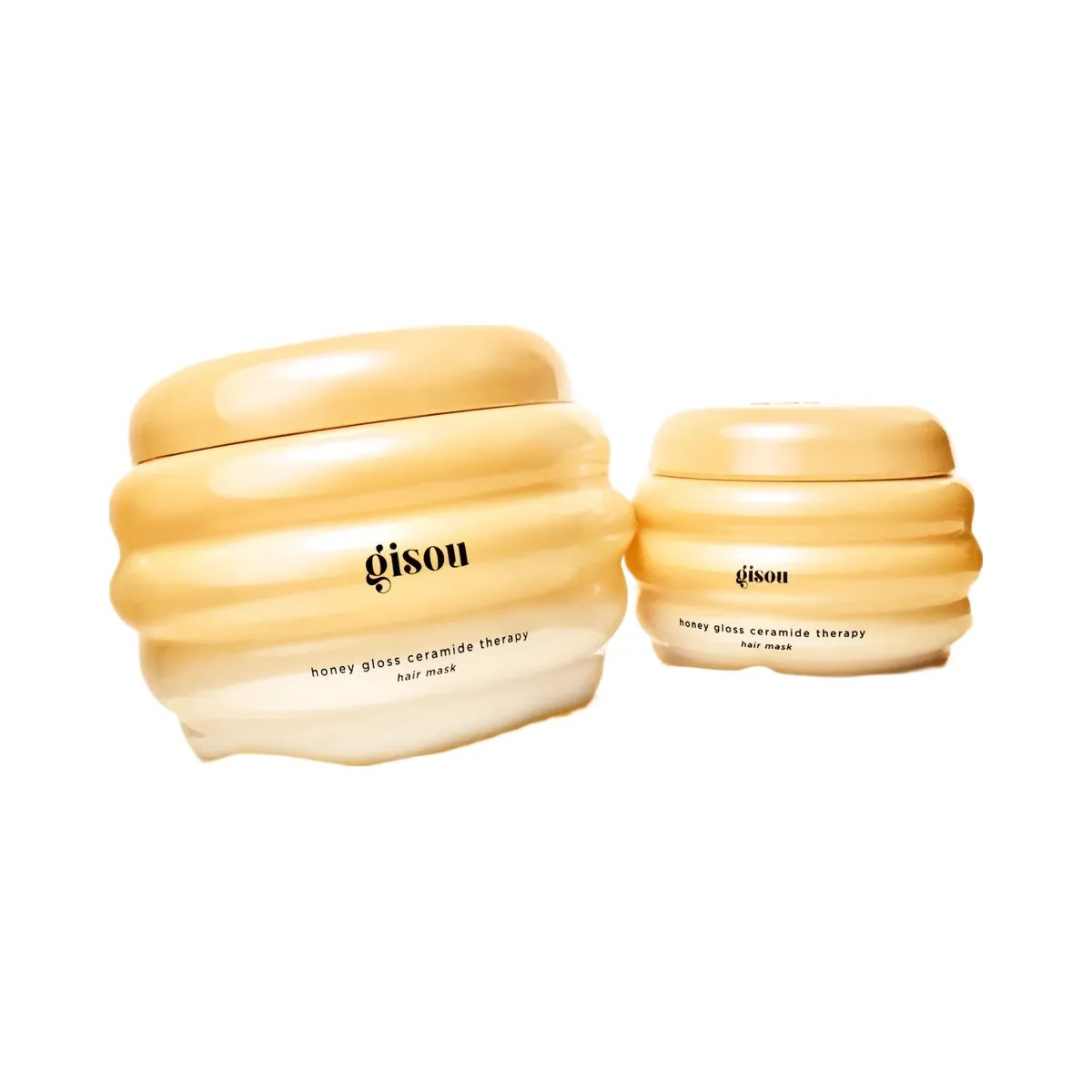 Gisou Honey Gloss Ceramide Therapy Hydrating Hair Mask Duo - HypeFly India View 5