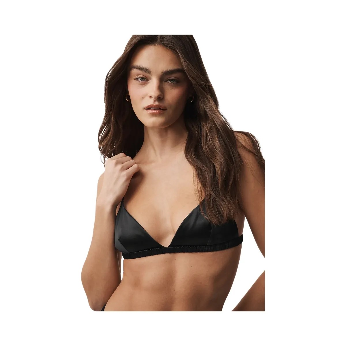 Alo Women's Silk Luminous Bra - Black - HypeFly India View 3