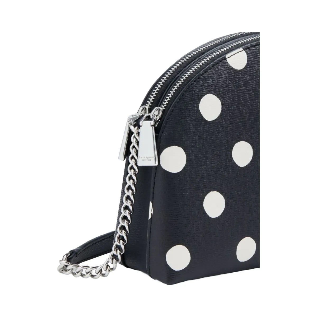 Kate Spade Morgan Sunshine Dot Double zip Dome Crossbody Black Multi - HypeFly India View 5
