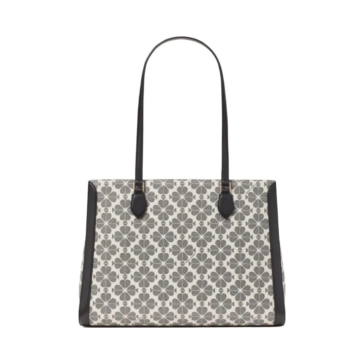 Kate Spade Signature Spade Flower East West Large Laptop Tote Black Multi - HypeFly India View 4